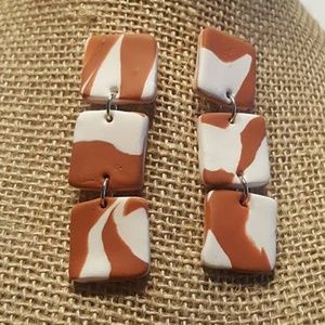 Dangle and Drop Earrings Stylish  clay earrings